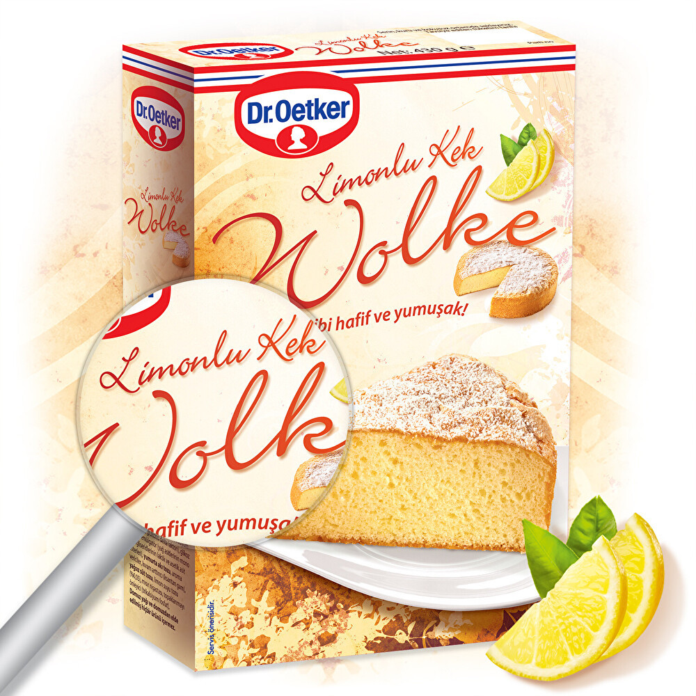Dr. Oetker Wolke-Limonlu Kek 430 G Unlu Mamüller Fiyatı