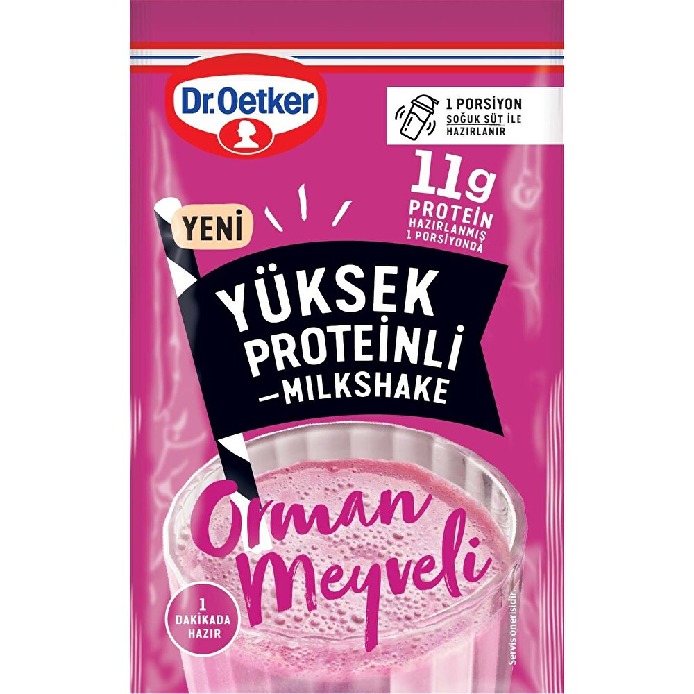 Dr. Oetker Yüksek Proteinli Milkshake Orman Meyveli 11 G Kahve Fiyatı