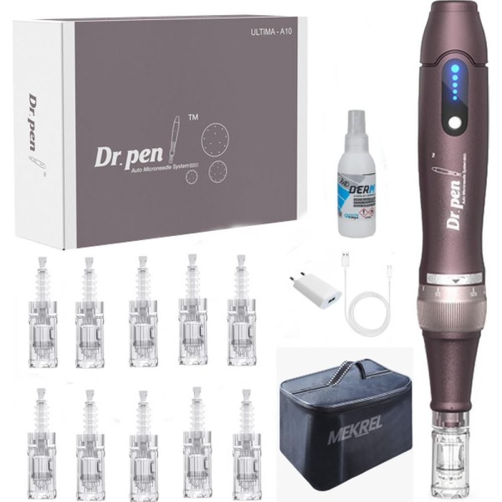 Dr. Pen Dr Pen Ultima A10 Pak Kablosuz Dermapen Cihazı (Çanta 10 Iğne Dezenfektan) - Kahverengi Oto Boyaları Fiyatı