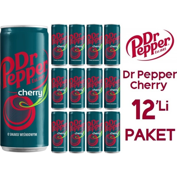 Dr. Pepper Cherry 330ml 12'li Paket - 12 Diğer Fiyatı
