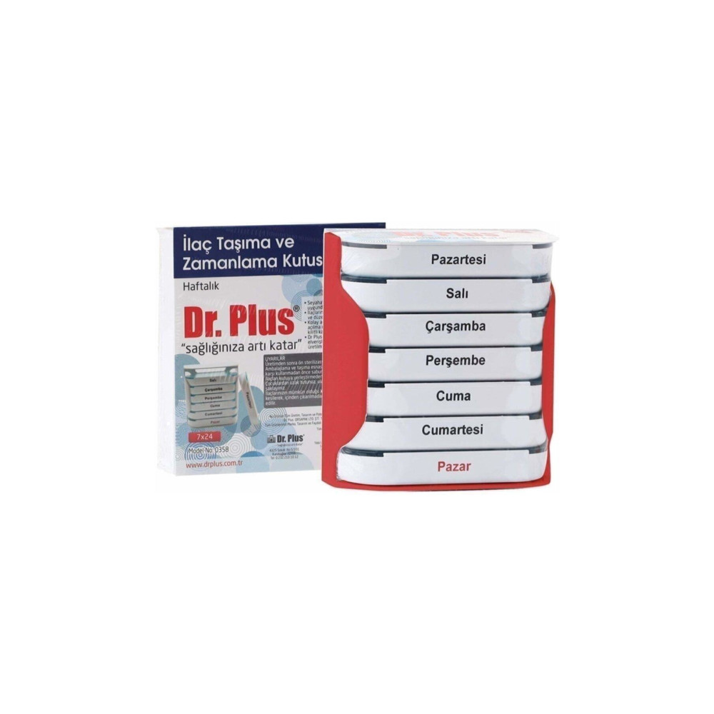 Dr Plus Dr. Plus Ilaç Saklama Kutusu Haftalık - 7x24 Sağlık Fiyatı