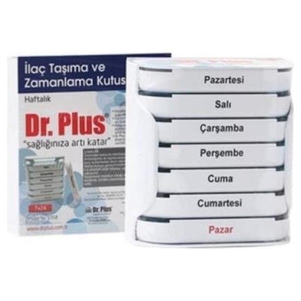 Dr. Plus Dr. Plus Ilaç Taşıma Ve Zamanlama Kutusu Haftalık 7 x 24 cm SSD / Solid State Drive Fiyatı