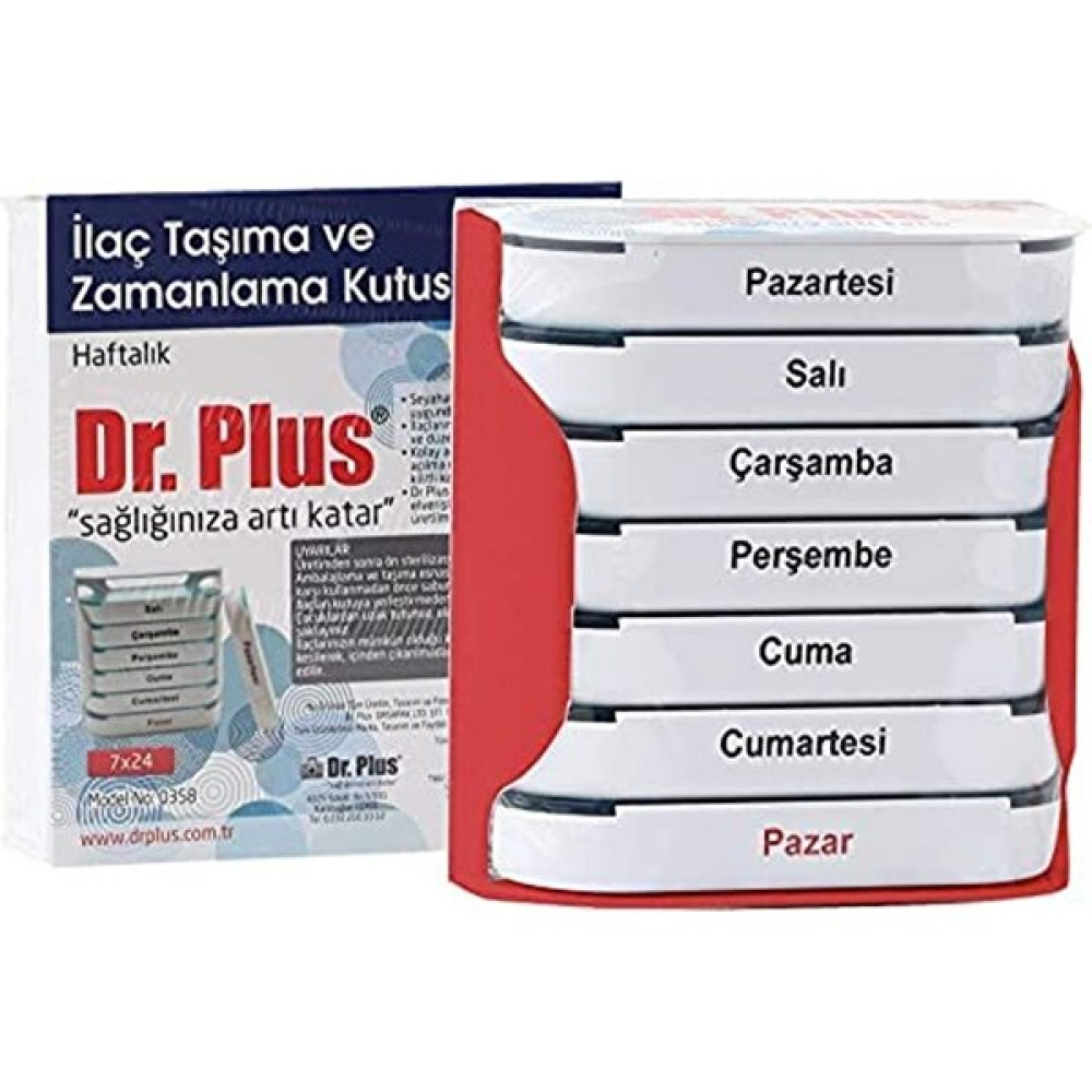 Dr Plus Ilaç Saklama Kutusu Haftalık 7 x 24 Eşya Saklama Kutusu Fiyatı