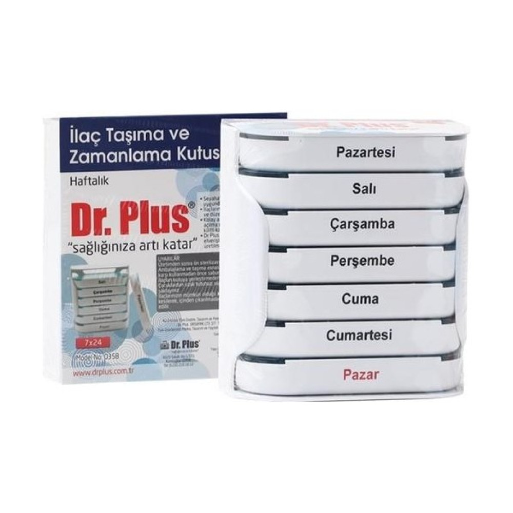 Dr Plus Ilaç Saklama ve Zamanlama Kutusu 7X24 Oto Boyaları Fiyatı