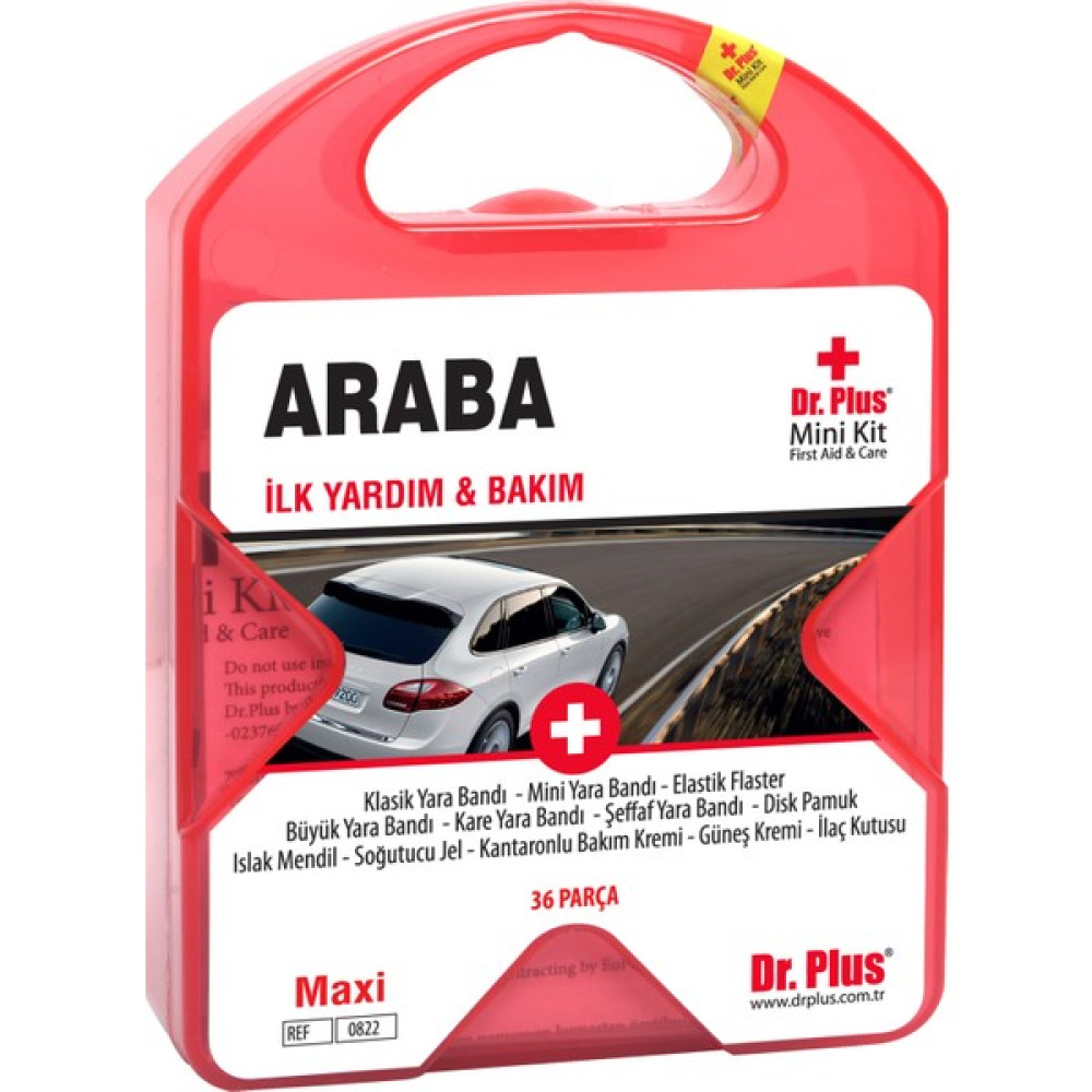 Dr Plus İlk Yardım Çantası Seti Araba MiniKit Medikal Ürünler Fiyatı