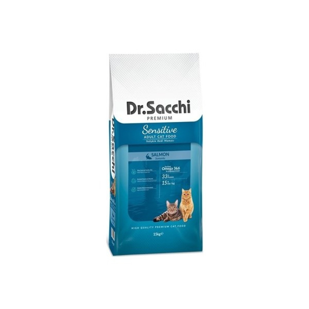 Dr. Sacchi Dr.sacchi Sensitive Salmon Yetişkin Kedi Maması 15 kg Evcil Hayvan Ürünleri Fiyatı