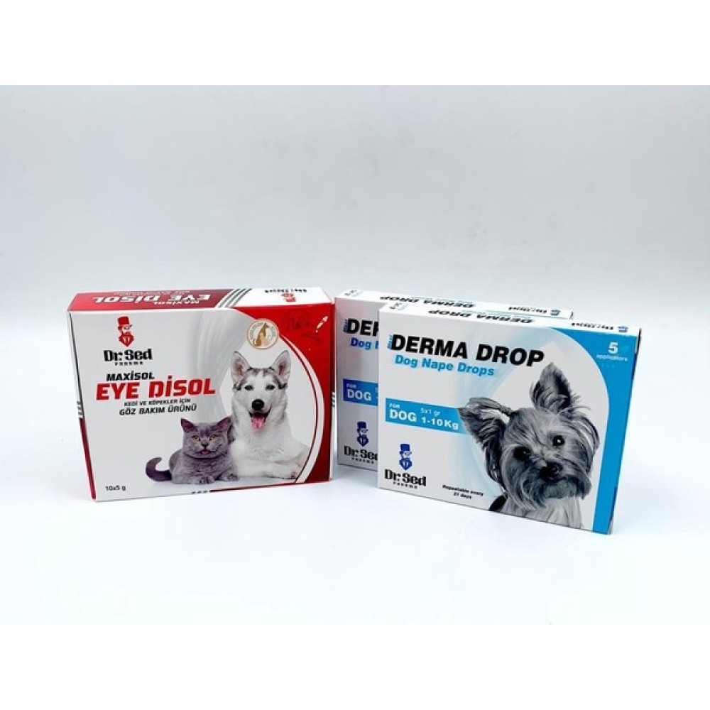Dr. Sed Derma Köpek 1-10 kg Deri Bakım Ürünü 2 Kutu + Göz Bakım Ürünü Oto Boyaları Fiyatı
