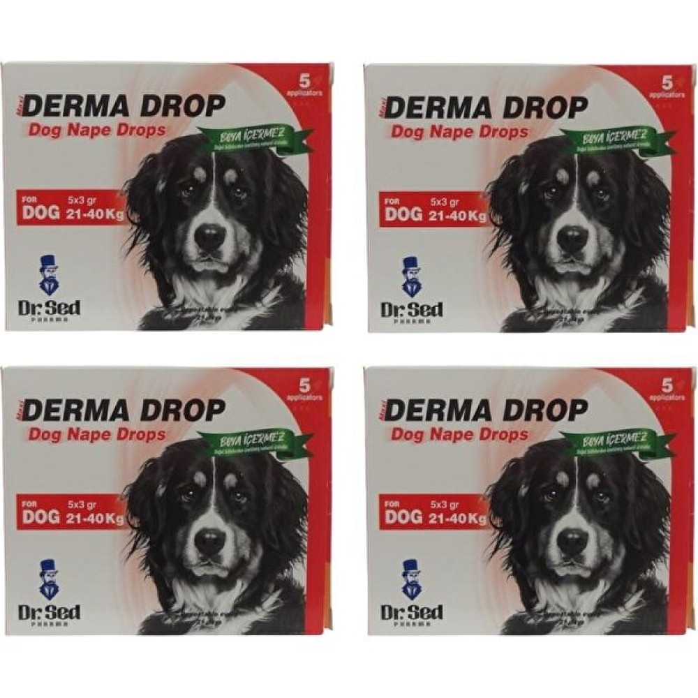 Dr. Sed Dr Sed Pharma Derma 21-40 kg Köpek Dış Parazit Damla 4 Kutu Evcil Hayvan Ürünleri Fiyatı