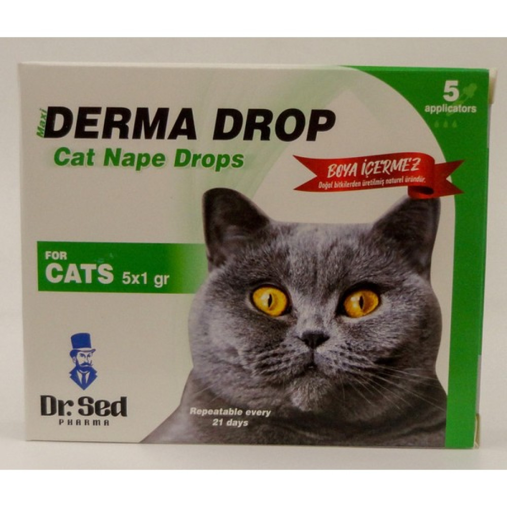 Dr. Sed Maxi Derma Kedi Ensedamlası 5'li Damla Paketi 5 x 1 gr Evcil Hayvan Ürünleri Fiyatı