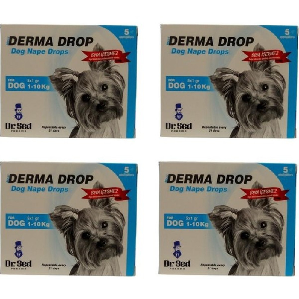 Dr Sed Pharma Derma 1-10 kg Köpek Dış Parazit Damla 4 Kutu Evcil Hayvan Ürünleri Fiyatı