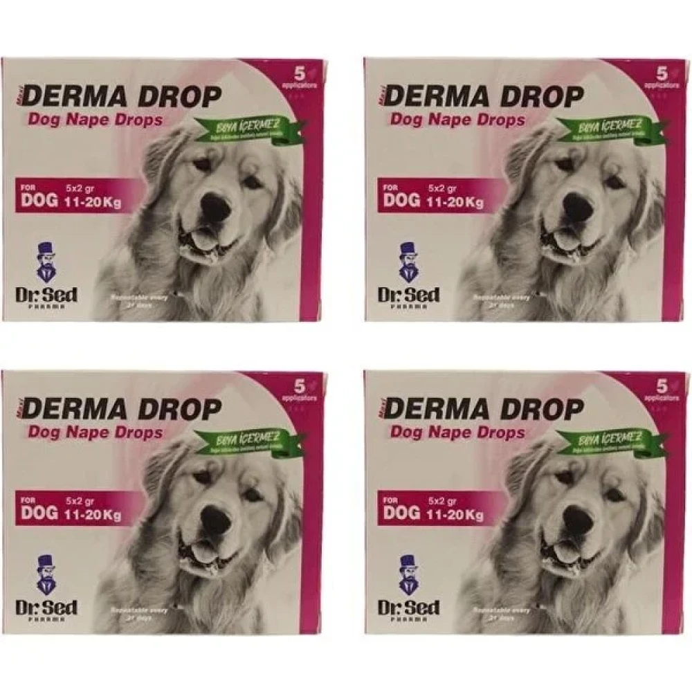 Dr Sed Pharma Derma 11-20 kg Köpek Dış Parazit Damla 4 Kutu Evcil Hayvan Ürünleri Fiyatı