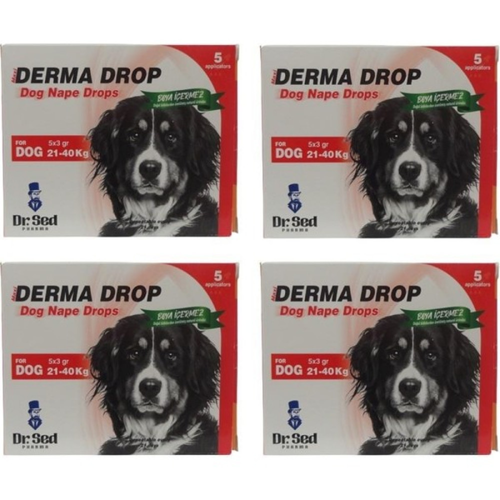 Dr Sed Pharma Derma 21-40 kg Köpek Ense Damla 4 Kutu Evcil Hayvan Ürünleri Fiyatı
