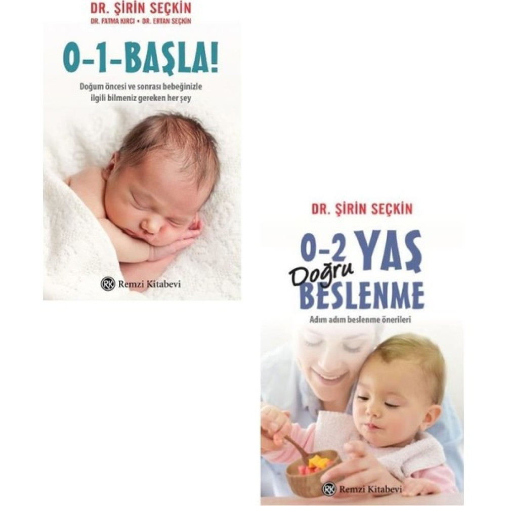 Dr. Şirin Seçkin Seti 0 1 Başla + 0 2 Yaş Doğru Beslenme - Şirin Seçkin Aile Sağlığı Kitapları Fiyatı