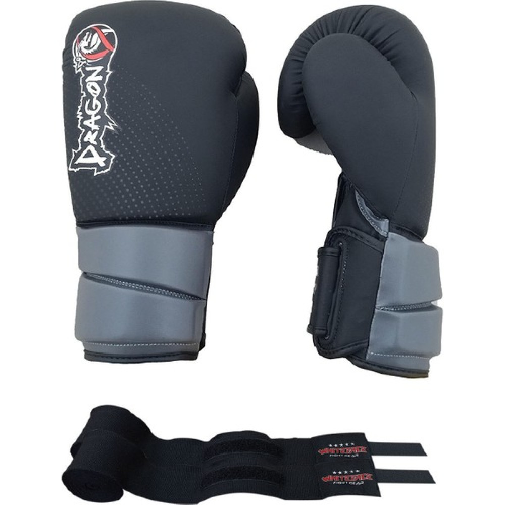 Dragon Bazooka Boks Eldiveni Kick Boks Muay Thai Eldiveni ve Whiteface Boks Bandajı 2’li Set 30113 Diğer Spor Ürünleri Fiyatı