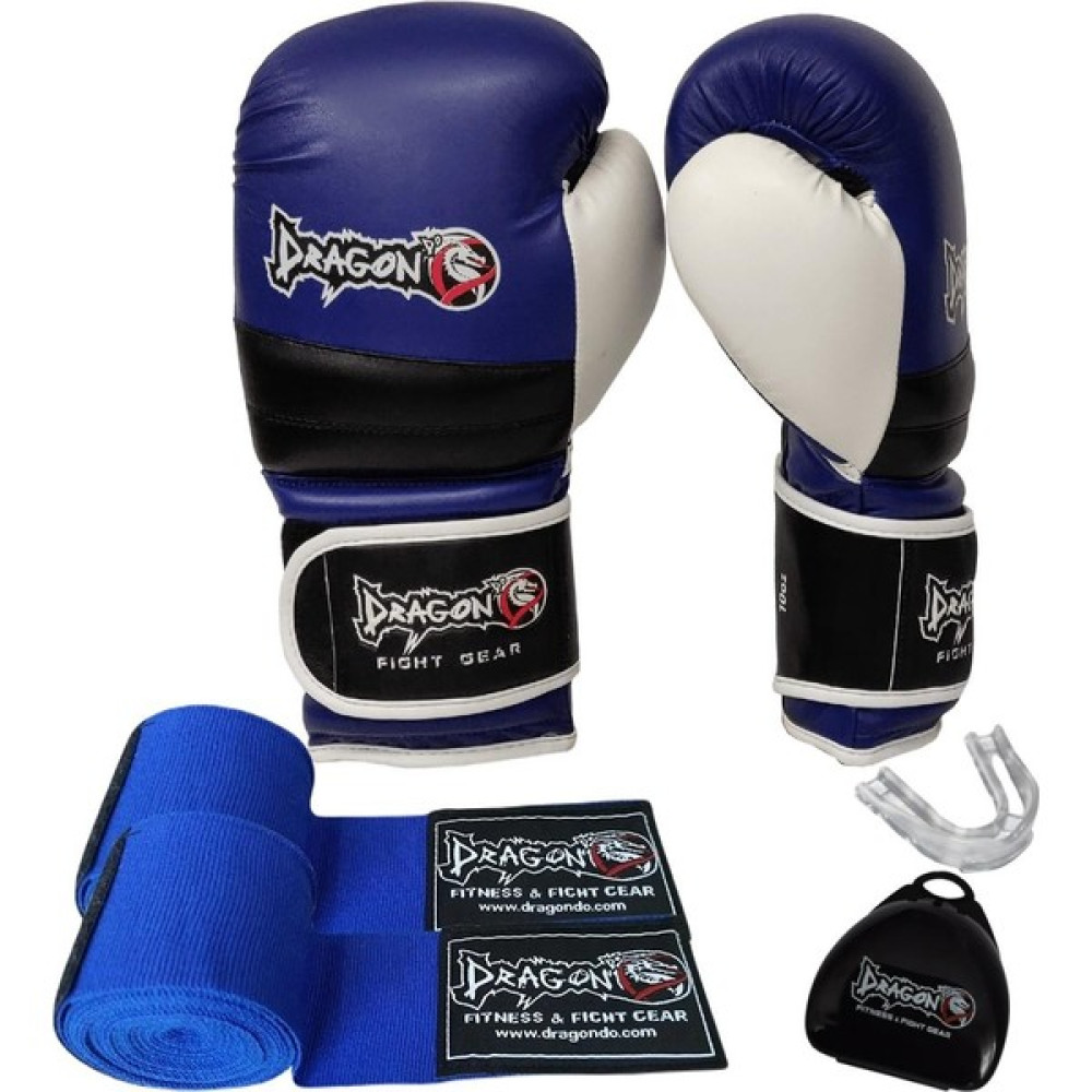 Dragon Do Dragondo Attack 6 Boks Eldiveni 3,5 Metre Boks Bandajı ve Dişlik Set Boks Seti Diğer Spor Ürünleri Fiyatı