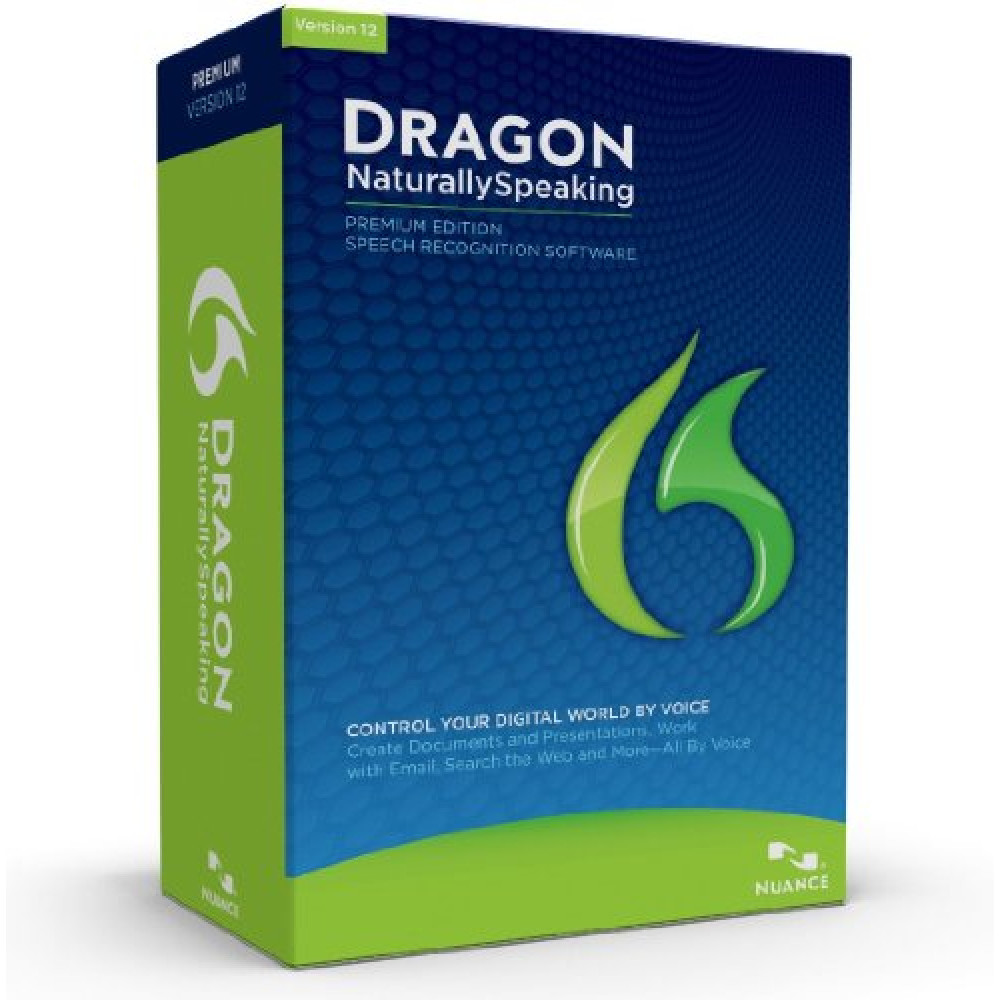 Dragon NaturallySpeaking Premium 12, English (Old Version)