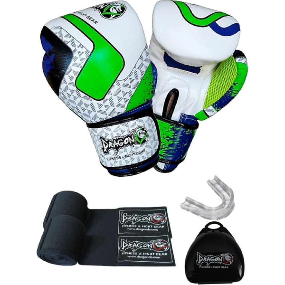 Dragondo Cool Lime Deri Boks Eldiveni Bandaj ve Profesyonel Dişlik Boks Seti Diğer Spor Ürünleri Fiyatı
