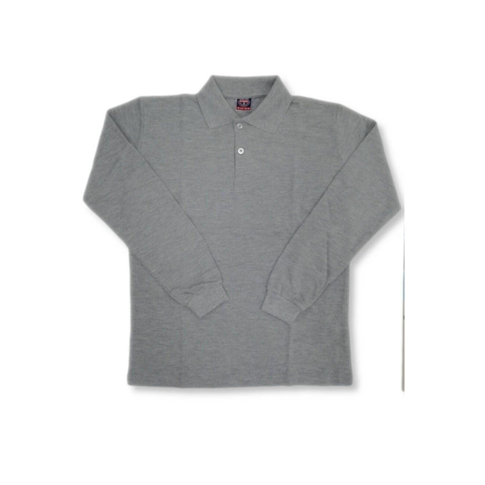 Dragora Uzun Kollu Okul Gri Polo Yaka T-shirt 9 Yaş Beden Erkek T-shirt Fiyatı