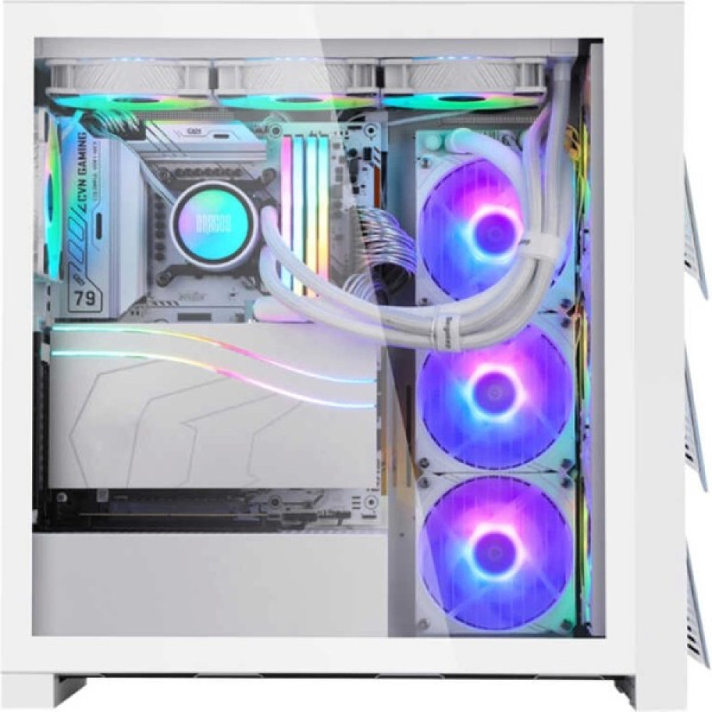 Dragos Air 4x Argb Fan USB 3.0 + Type C 1000W 80+ Gold Modüler Psu Beyaz Atx Gaming Bilgisayar Kasası Beyaz - Renk PC Kasaları Fiyatı