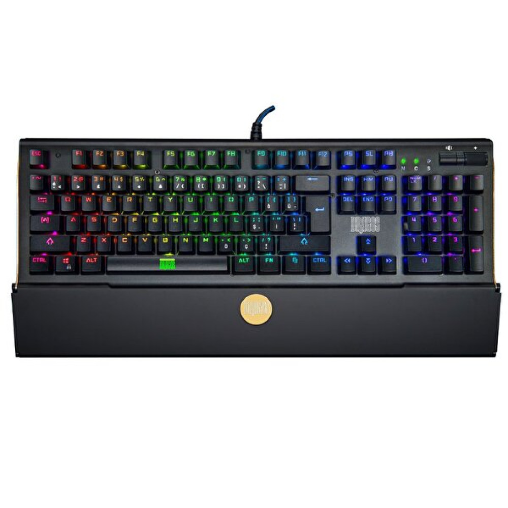 Dragos Darkside Dm700-K USB Kablolu Full RGB Makro Gaming Bilek Destekli Blue Switch Siyah Q Mekanik Klavye Oyuncu Klavyesi Fiyatı