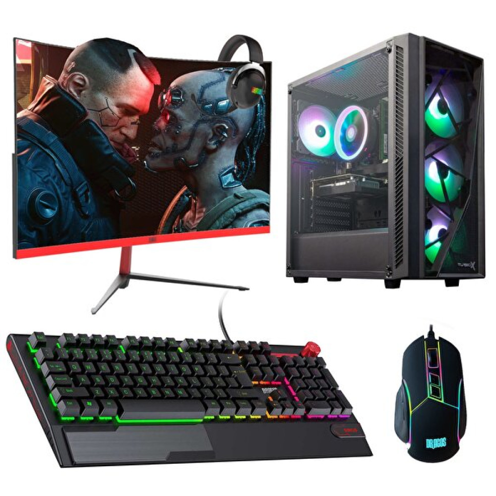 Dragos DRx2366 Ryzen 7 5700X 27" 32 GB RAM 512 GB M.2 NVMe SSD 12 GB Rtx3060 Curved FreeDOS Masaüstü Oyun Bilgisayarı Masaüstü Bilgisayar Fiyatı