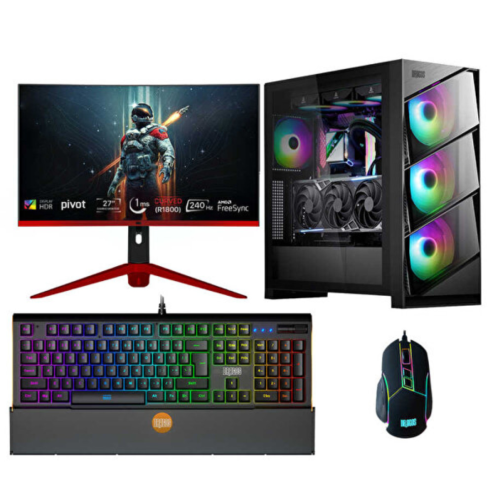 Dragos DRx6071 Core i5 12400F 27" 16 G RAM 512 GB NVMe SSD 8 GB RTX 4060 Ti FreeDOS Sıvı Soğutmalı Oyun Bilgisayarı Masaüstü Bilgisayar Fiyatı