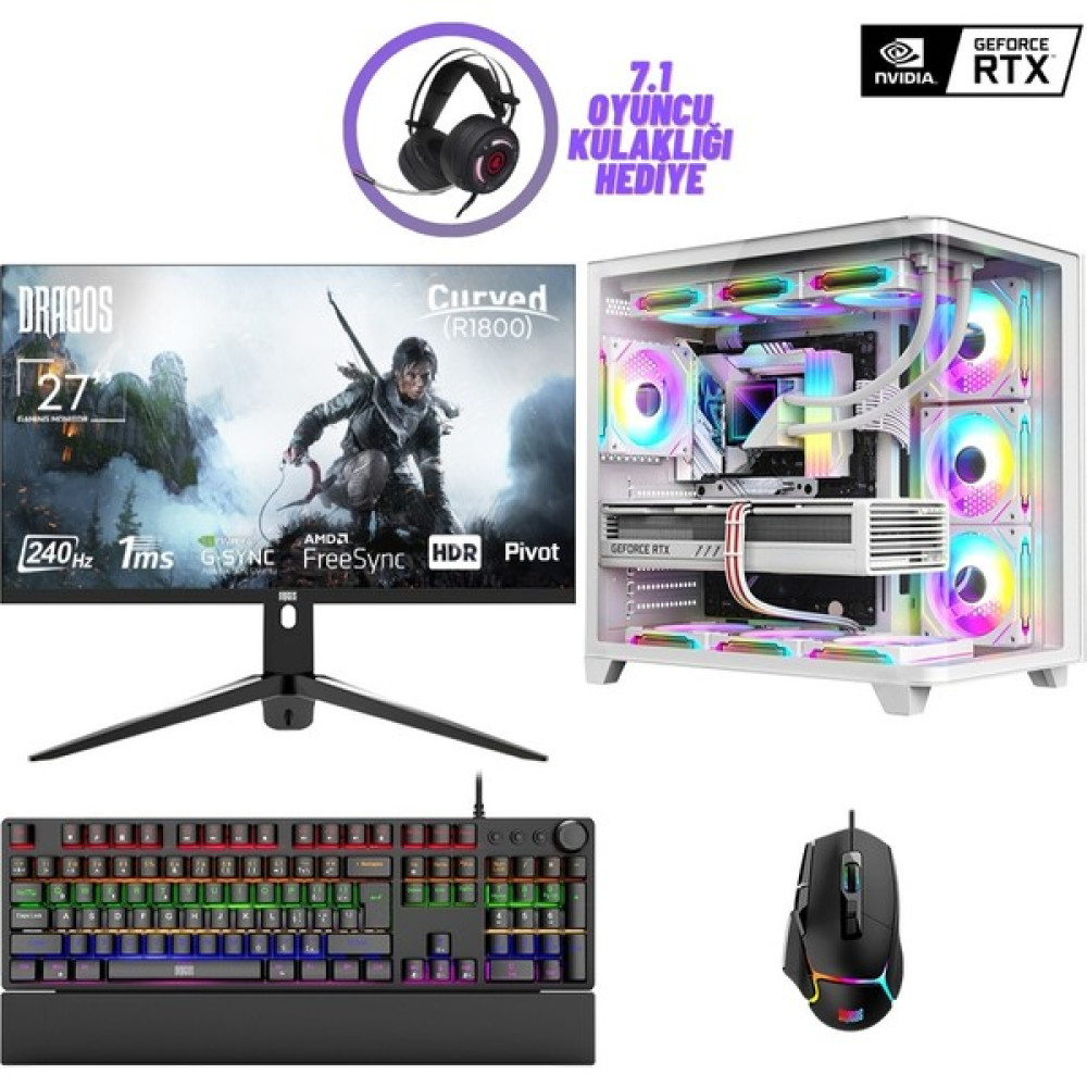 Dragos DRX7345 I7 12700KF 32GB Ddr5 Ram 1tb Nvme 12GB RTX4070 Super 27 Inç 240Hz Curved Oyuncu Bilgisayarı Oto Boyaları Fiyatı