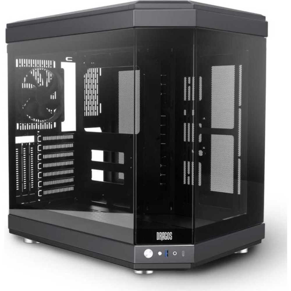 Dragos North 1x Fan Siyah USB 3.0 + Type C Psu Yok Atx Gaming Bilgisayar Kasası Siyah PC Kasaları Fiyatı