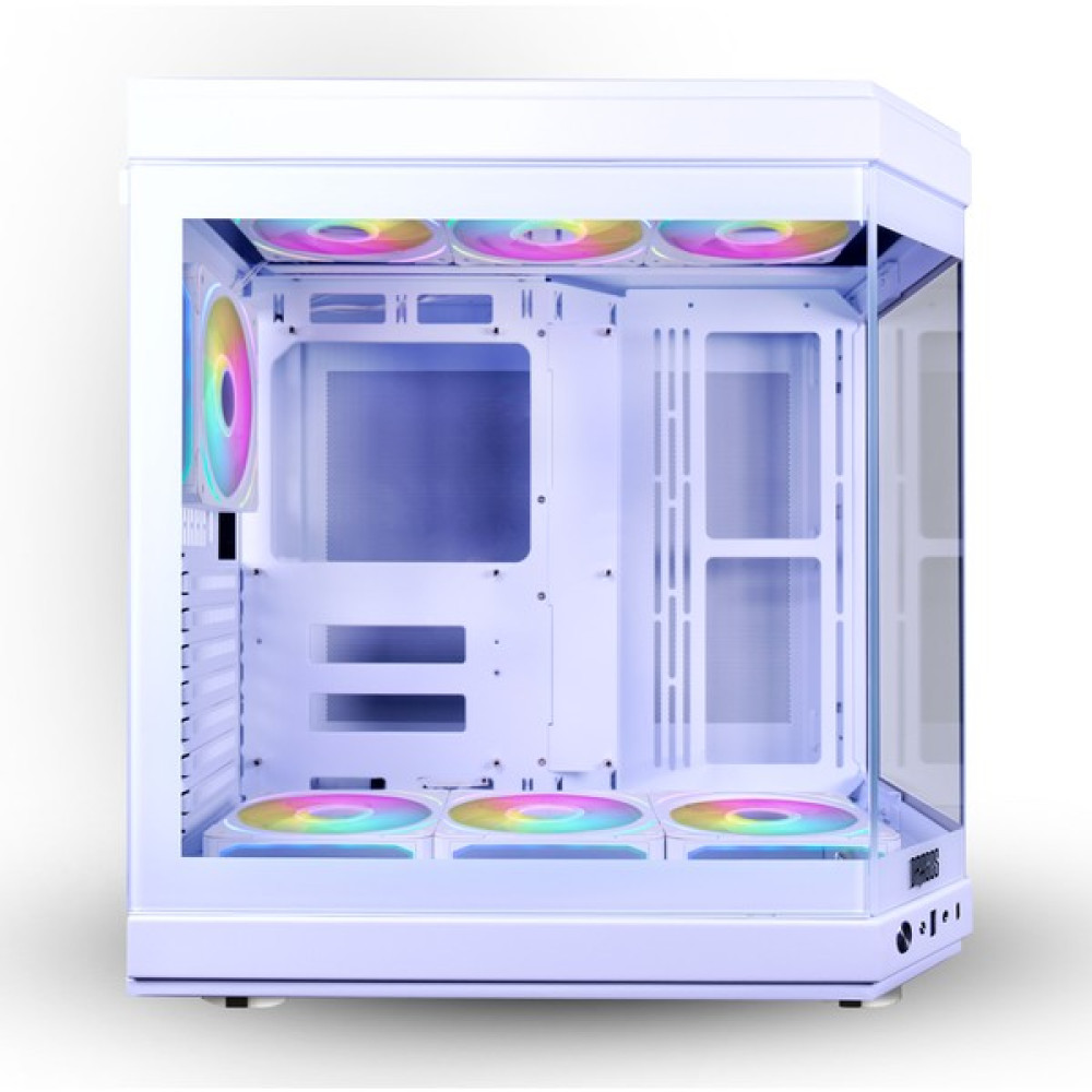 Dragos North 7x Rgb Fan USB 3.0 + Type C Atx Mid Tower Panoramik Temperli Cam Gaming Bilgisayar Kasası Beyaz PC Kasaları Fiyatı