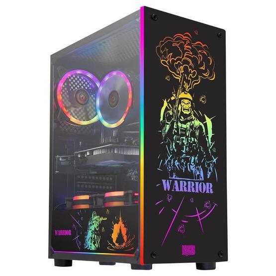 Dragos Warrior 3X Rgb Fan USB 3.0 500 W 80+ Plus Atx Ön Panel Led Gaming Kasa