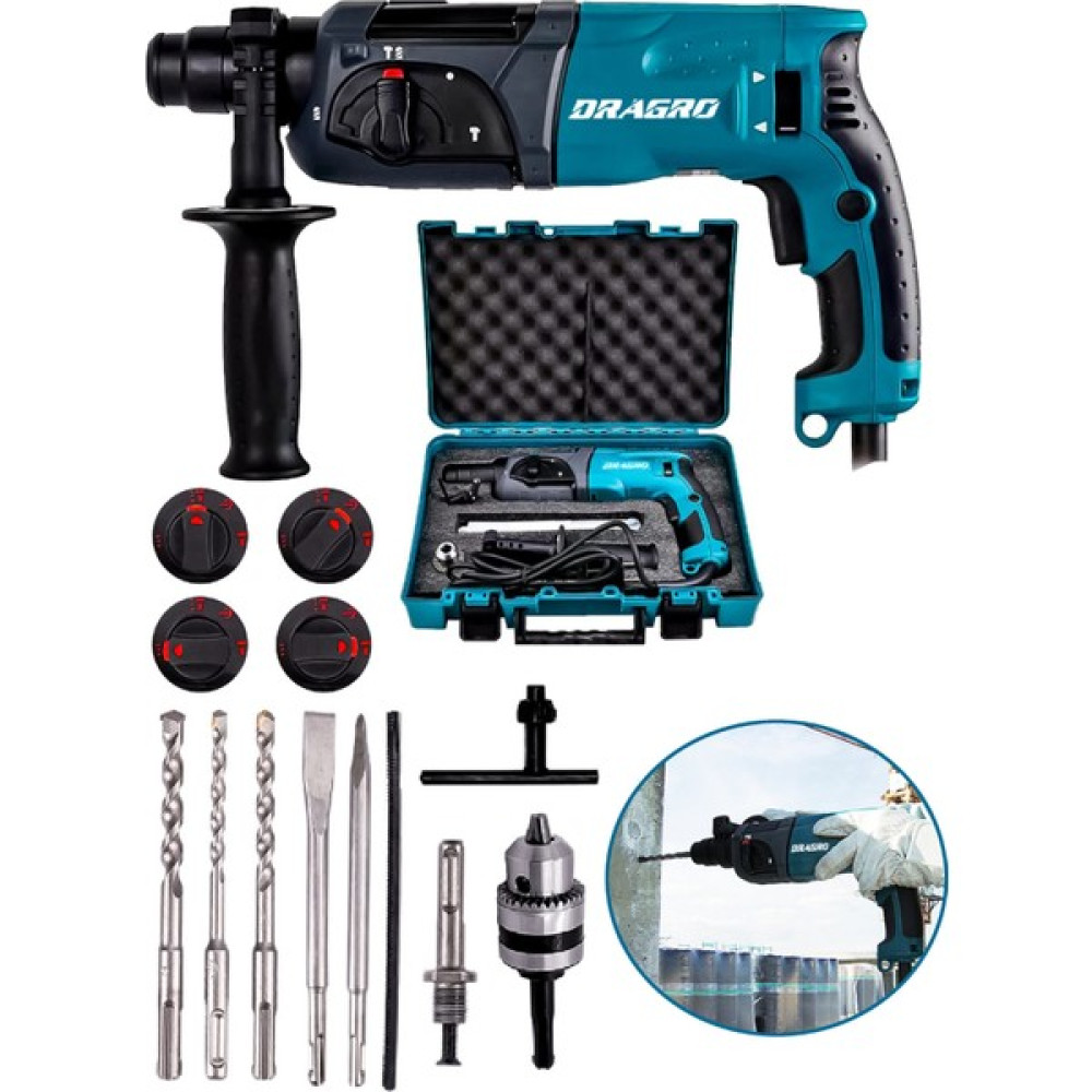 Dragro Alman Pro 2470 Series Çelik Şanzuman Bakir Sargili Kırıcı Delici Hilti + 5 Adet Uç Yedek Mandren Kırıcı Deliciler & Kırıcılar Fiyatı