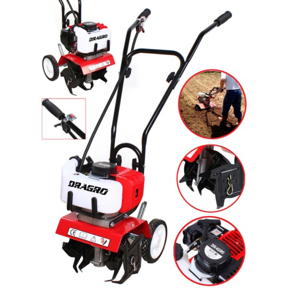 Dragro Alman Pro 4x4 9.9 Hp Çelik Şanzuman Bakir Sargili Benzinli Çapa Makinesi Çapalama Çapalama Makinesi Fiyatı