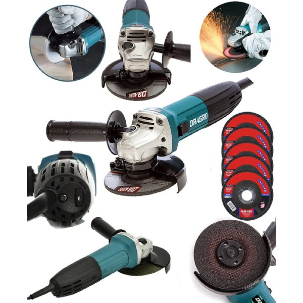 Dragro Alman Teknoloji 3000 Watt Professional Avuç Içi Taşlama 125 mm Devir Ayarlı 5 Taş DRG-AYARLI-3000-TAŞLAMA-MAVİ-5TAŞ Taşlama Makinesi Fiyatı