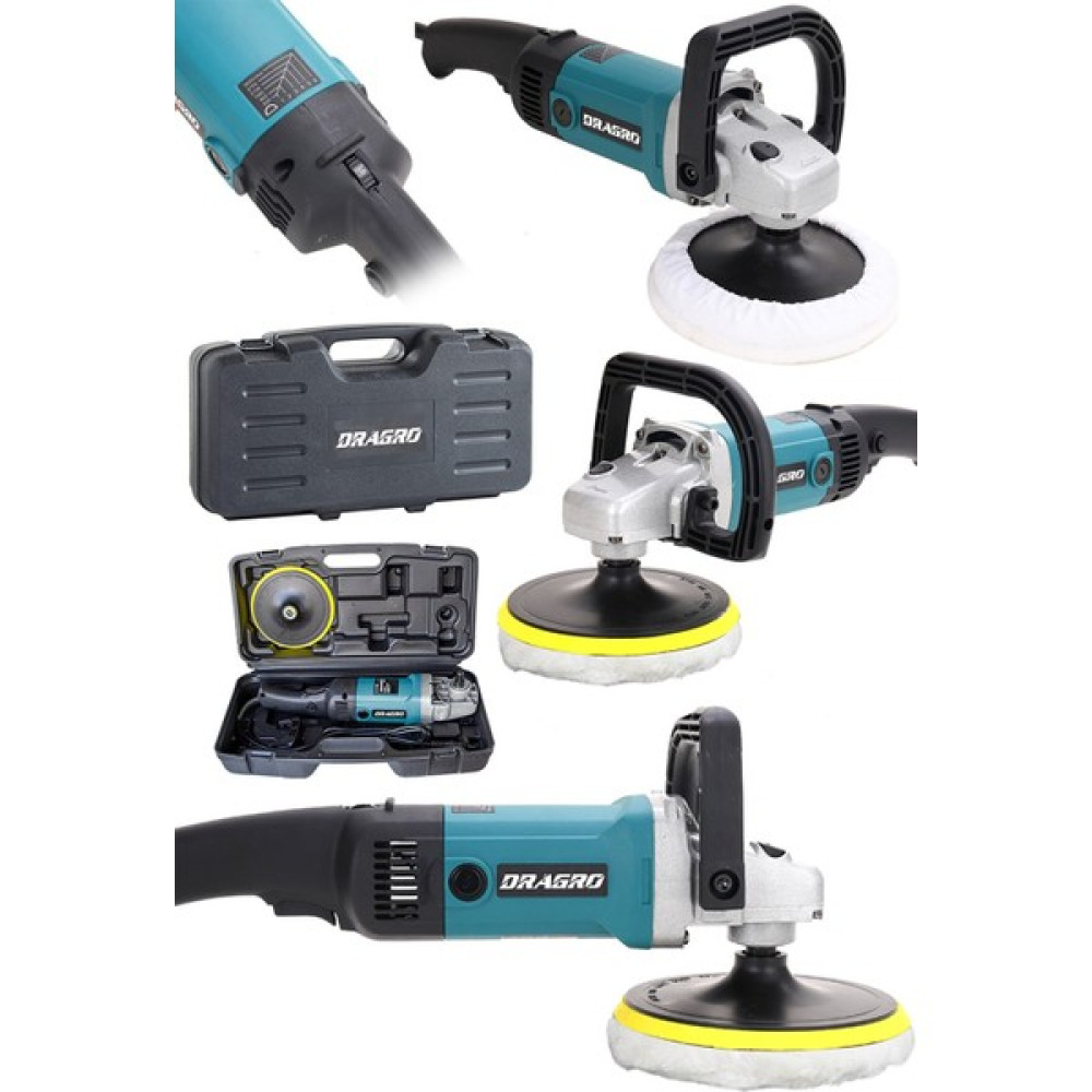 Dragro Drg- Alman 4200 Watt Bakir Sargili 6 Kademe Devir Ayarlı Polisaj-Zımpara-Makinası-Mavii Drg-4200-W-Polisaj-Mavi Cila / Polisaj Makinesi Fiyatı