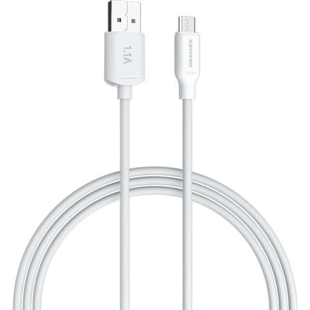 Dramex D11MK Micro USB Data/şarj Kablosu 1.1A 1mt Beyaz Cep Telefonu Kablosu Fiyatı