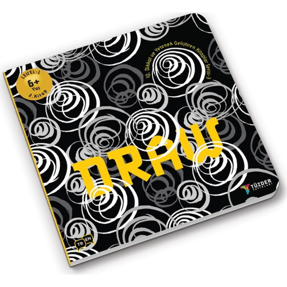 Draw - 6+ Yaş Level  1 IQ Dikkat ve Yetenek Geliştirme Kitapları Serisi 2 Edebiyat Fiyatı