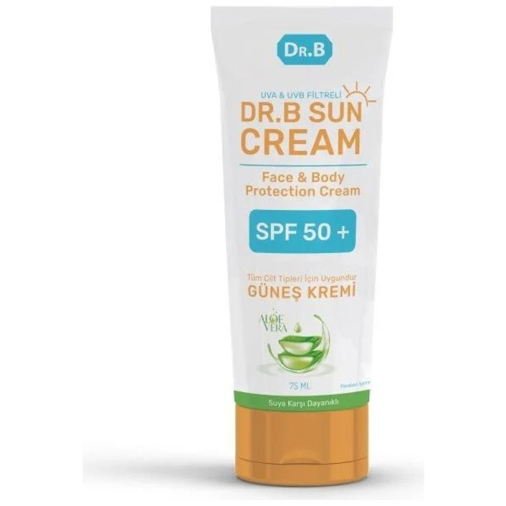Dr.b Sun Cream Tüm Cilt Tipleri İçin Özel Aloa Vera Özlü Güneş Kremi 75 ml Güneş Kremleri ve Losyonları Fiyatı