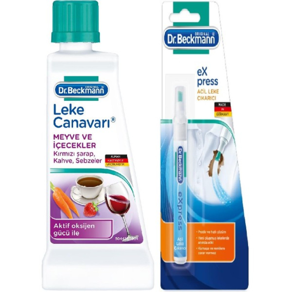 Dr.Beckmann Dr Beckman Leke Canavarı 50 ml Meyve ve Içecekler (Kahve, Şarap) + Dr.beckmann Leke Kalemı Çamaşır Yıkama Fiyatı