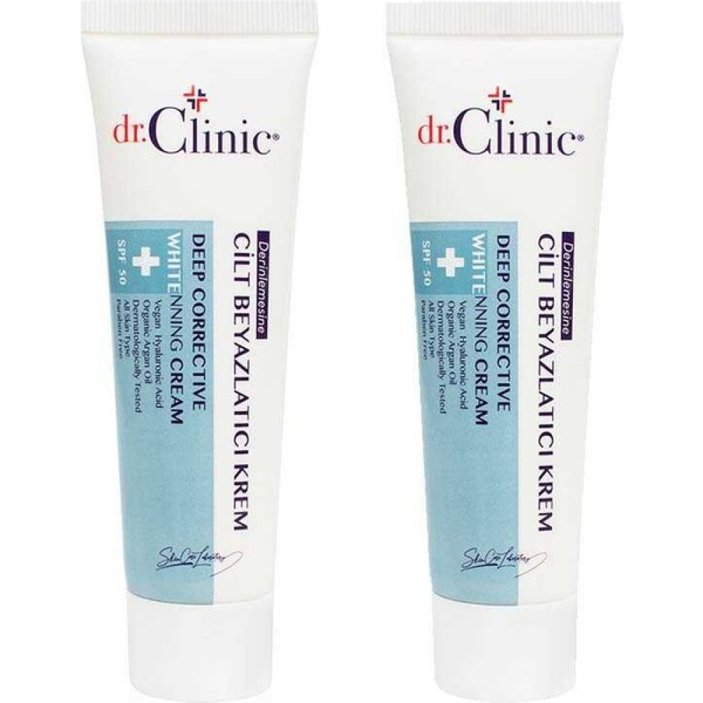 Dr.Clinic Derinlemesine Cilt Beyazlatıcı Krem - 2'li Set Leke Kremi Fiyatı