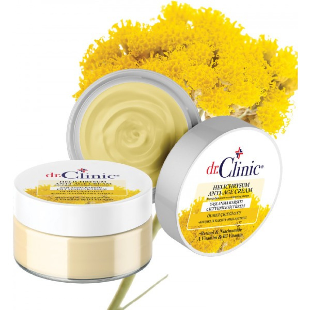Dr.clinic Ölmez Çiçeği Otu Helichrysum Cilt Yenileyici Krem 50 ml Gece Kremleri Fiyatı