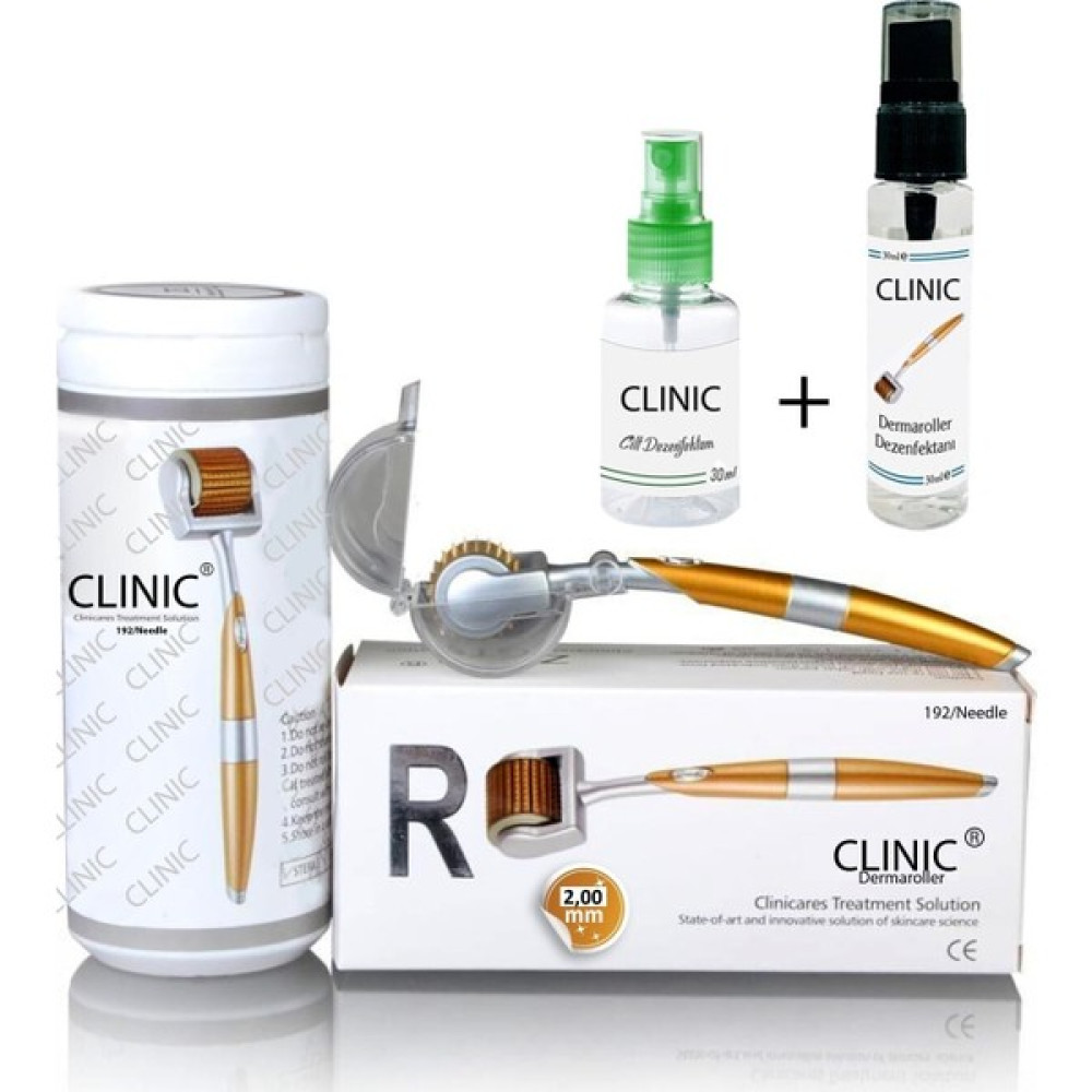 Dr.Clinic Zgts Dermaroller 192 Iğneli Titanyum 2.00 mm + 30ML Dezenfectan Hediye Cilt & Yüz Temizleme Cihazları Fiyatı