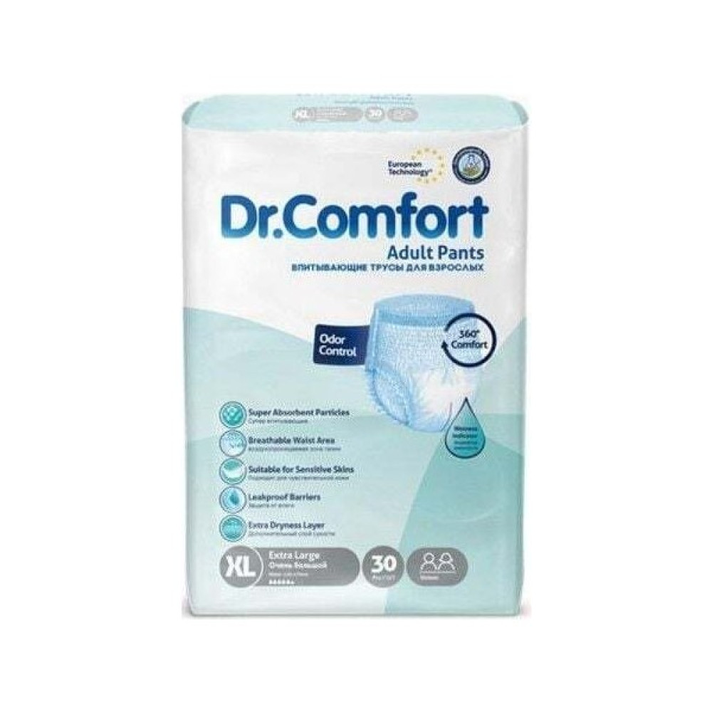 Dr.Comfort Emici Külot XL Beden 30 Adet Hasta Bezleri ve Temizliği Fiyatı