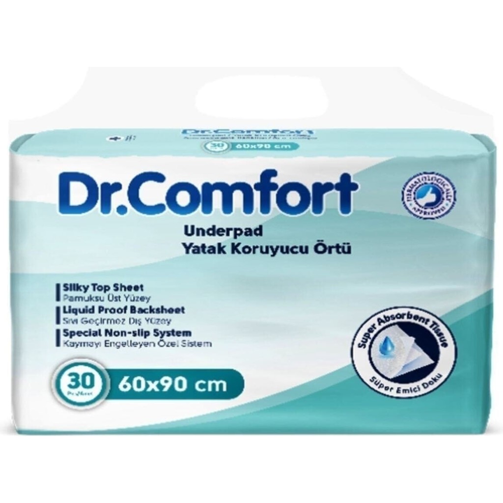 Dr.Comfort Yatak Koruyucu Under Pad 30'Lu - 1 Alez / Yatak Koruyucu Fiyatı