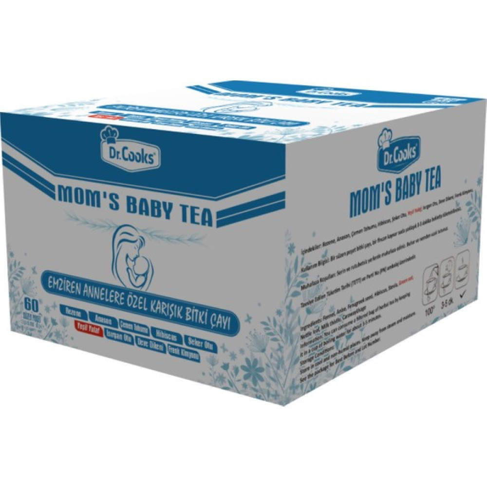Dr.cooks Mom's Baby Tea Süt Artırıcı Anne Bebek Çayı 60'lı - 90 gr Sos Fiyatı