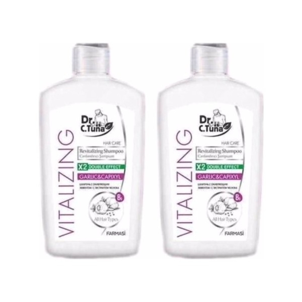 Dr.C.Tuna Vitalizing Sarımsaklı Şampuan 500 Ml 2 Adet Şampuan ve Saç Kremi Fiyatı