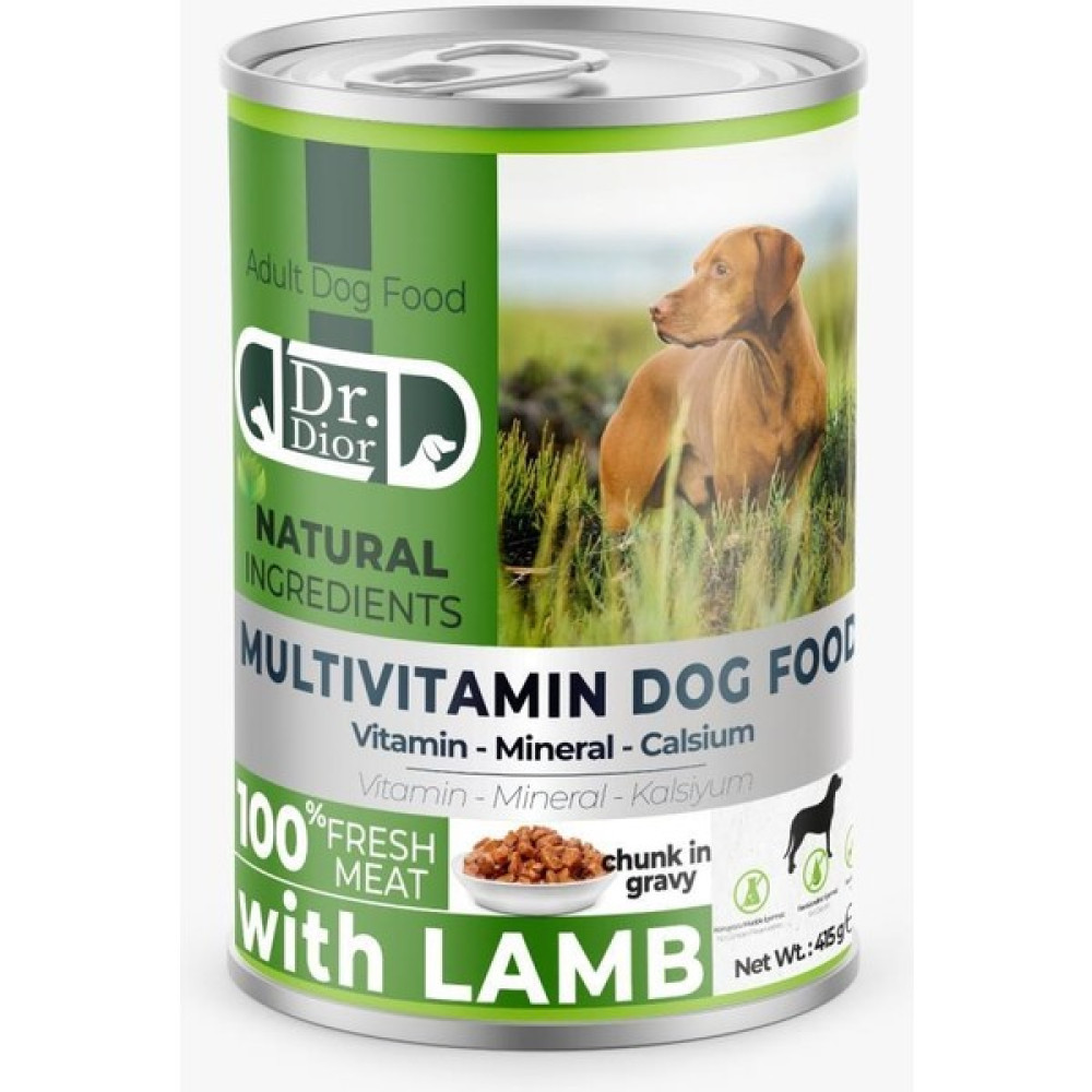 Dr.dior Kuzulu Yetişkin Köpek Konservesi 415 gr X12 Adet Evcil Hayvan Ürünleri Fiyatı