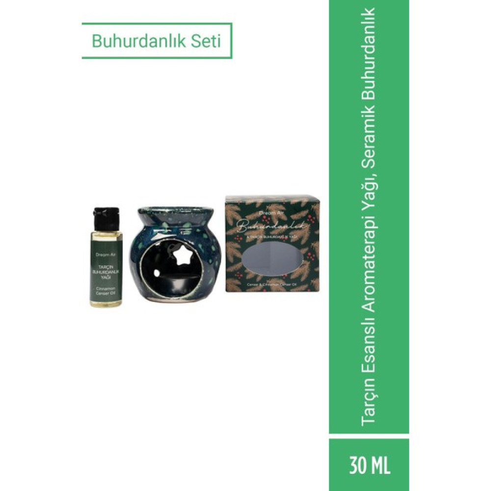 Dream Air Siyah Yıldızlı Buhurdanlık - 30ML Şamdan Fiyatı