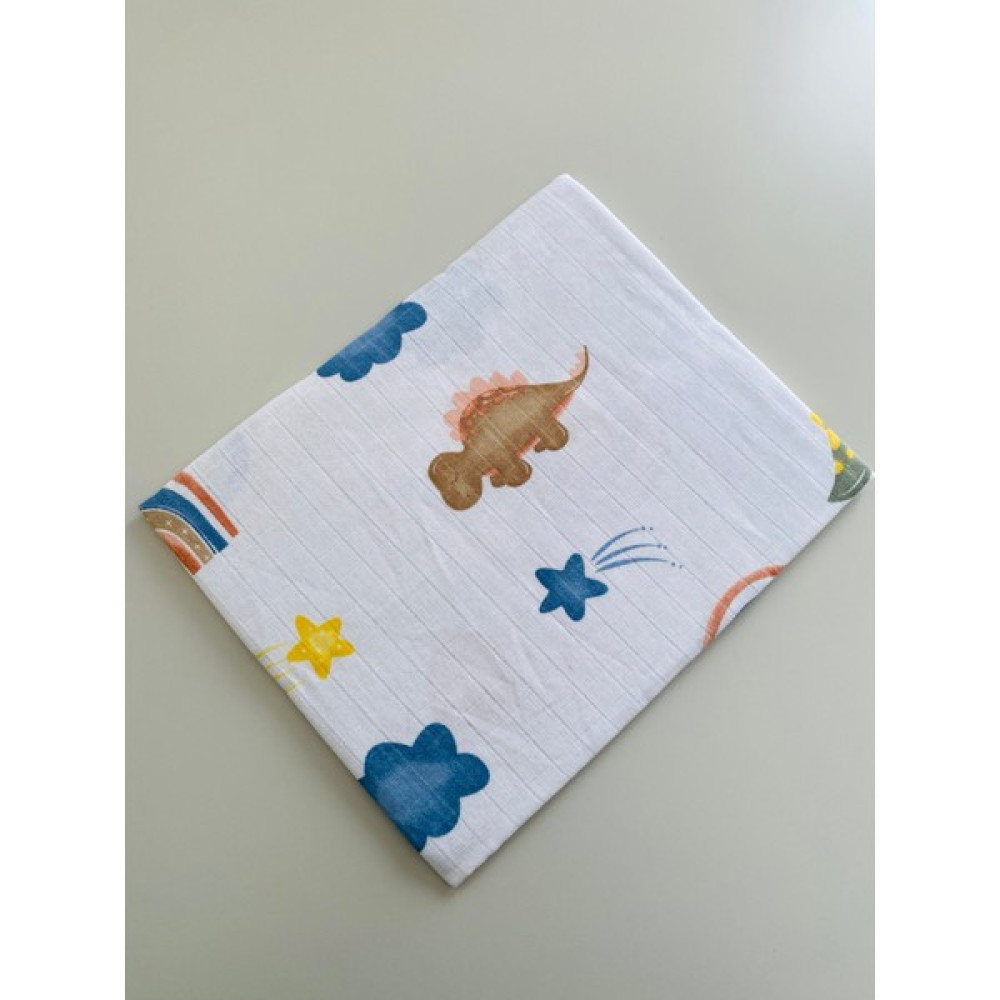 Dream Baby Çok Amaçlı Müslin Örtü 80*90 cm Dinozor Desen Müslin Bebek Örtü& Battaniye& Bez - Renkli Hamilelik ve Emzirme Fiyatı