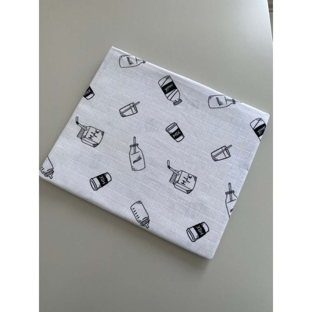 Dream Baby Çok Amaçlı Müslin Örtü 80*90 cm Siyah Beyaz Desen Müslin Bebek Örtü& Battaniye& Bez - Beyaz - Siyah Hamilelik ve Emzirme Fiyatı
