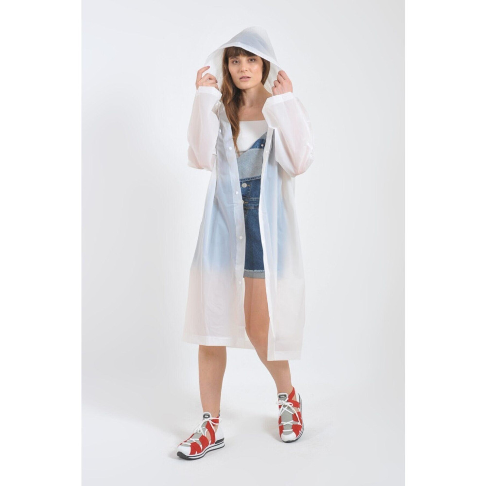 Dream Plus Unisex Beyaz Eva Kumaş Su Rüzgar Geçirmez Yağmurluk Standart Beden Kadın Yağmurluk Fiyatı